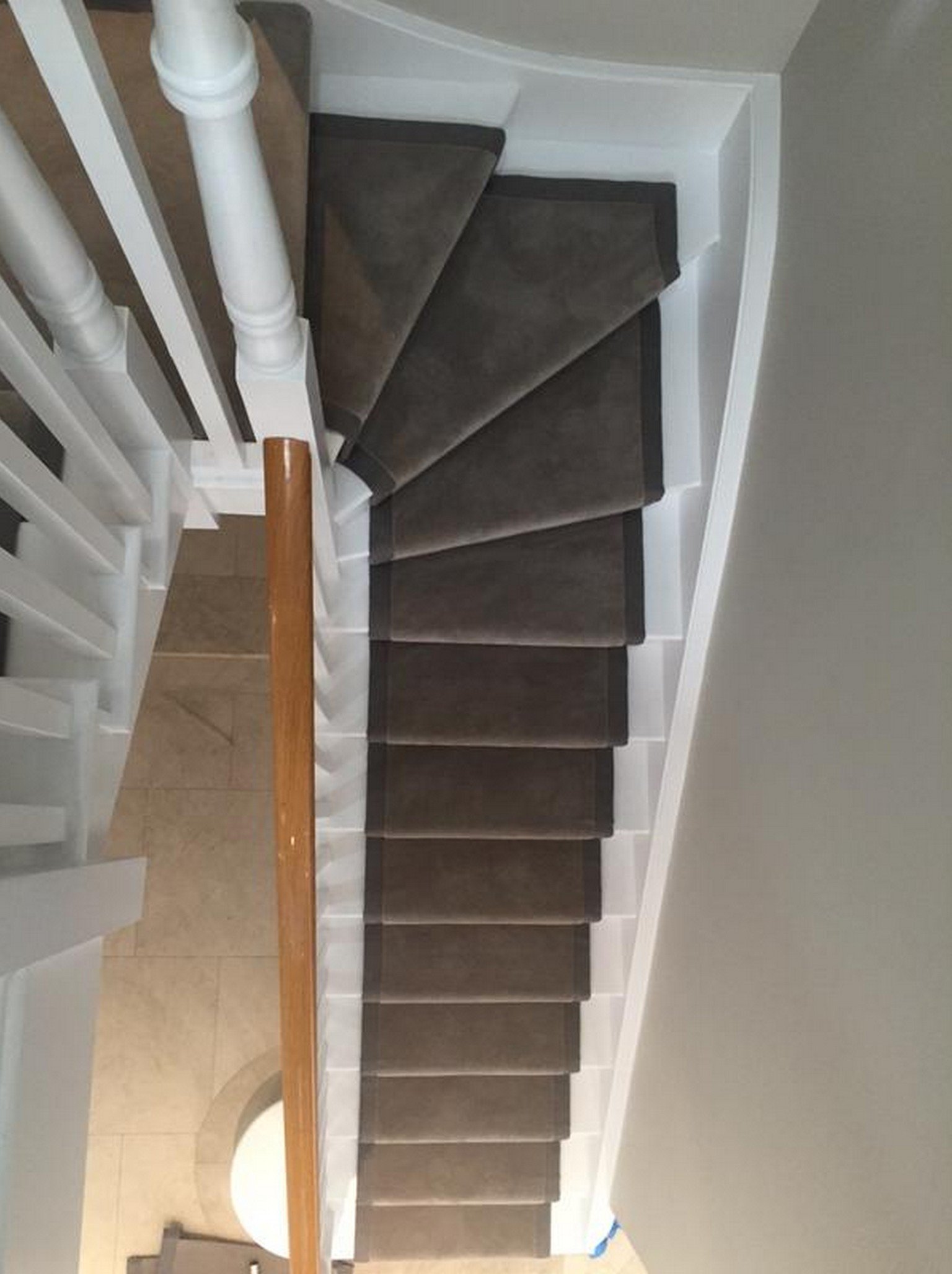 luxury stair runner grey