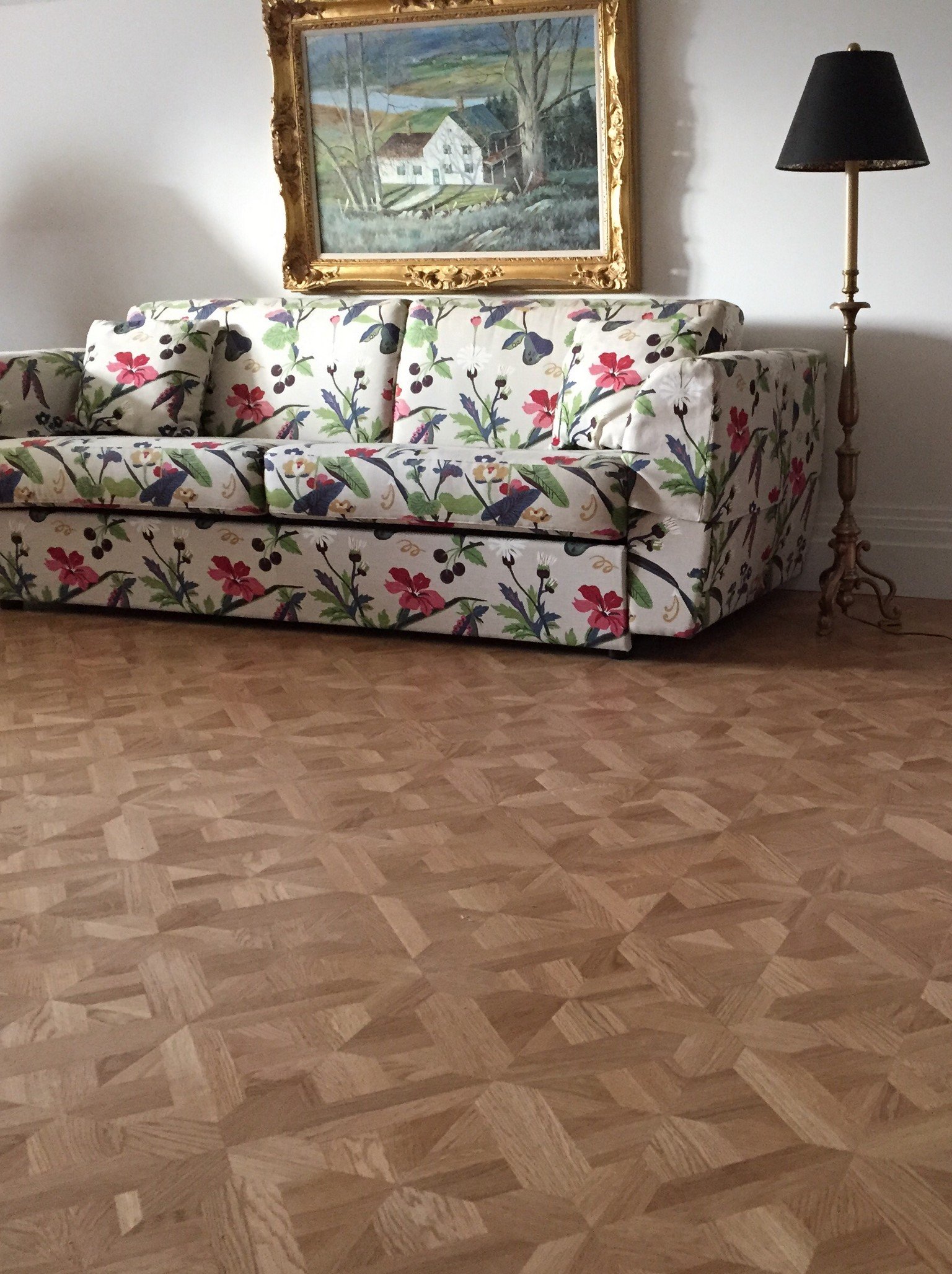 versailles oak design panel wood flooring living room